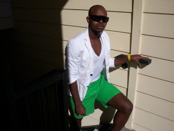 Blazer:Topman; Deep v tshirt: American Apparel; Shorts: Zegna; Watch: G-shock 