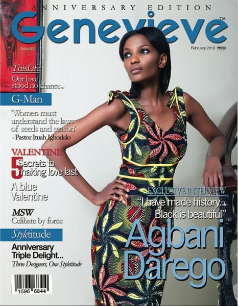 Agbani Genevieve Magazine February Cover