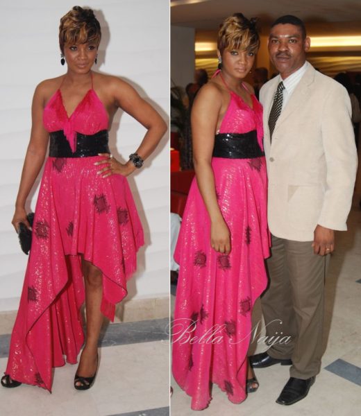 Omotola with hubby, Captain Ekeinde