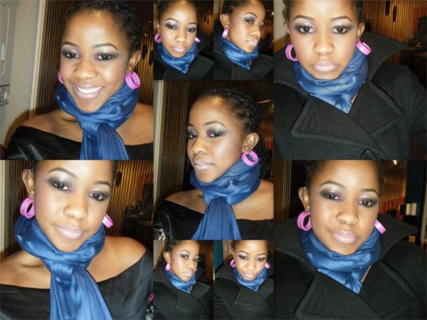 Bella Naija A smoky night look with some colour