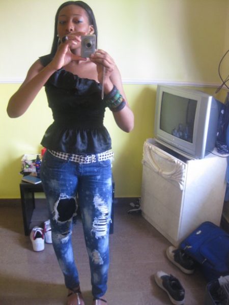 6i Top: Forever 21; Jeans: Bare feet