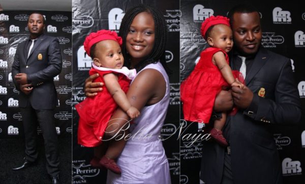 Eldee with wife Dolly and little Miss Dabiri (Too cute! - Our pick for best dressed LOL)