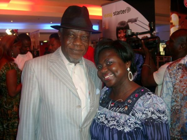 Justice Esiri with Nollywood Uncut's Bola Aduwo