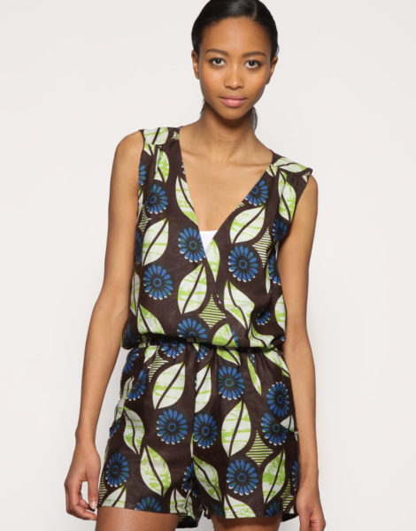 image1xxl Printed Playsuit