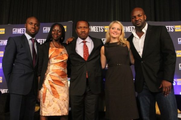Panelists, Alex Okosi, Kola Oyeyemi, Nicholas Suter