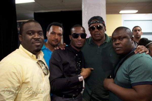 Master P with our Nigerian team! Go Naija