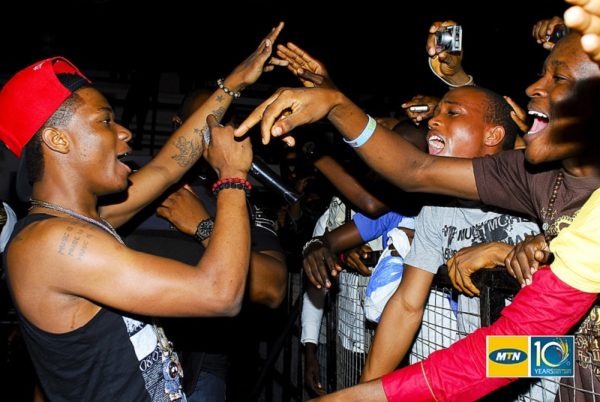 Wizkid Cheers The Audience