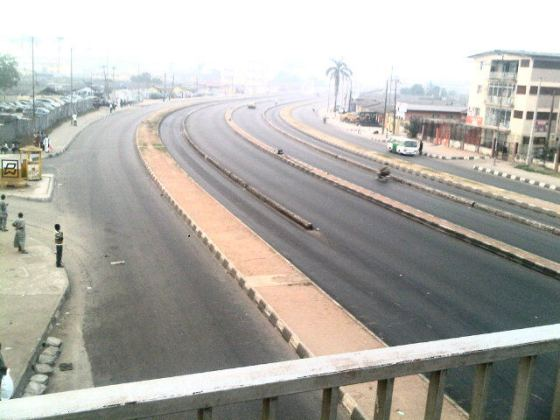 Empty Streets in Lagos