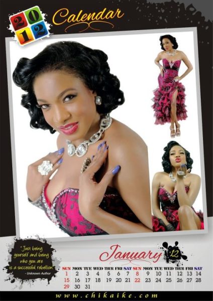 424px x 600px - BN Bytes: Nollywood Actress Chika Ike's Sizzling 2012 Calendar | BellaNaija