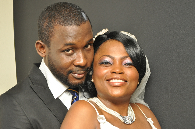 Funke Akindele &amp; <b>Joseph Benjamin</b> are “Married” – in new movie – “Married but ... - Joseph-Benjamin-and-Funke-Akindele-in-wedding-clothes1
