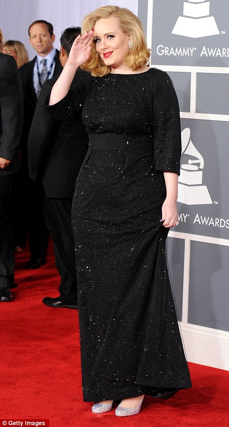 Adele in her glam gown