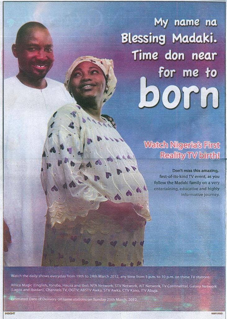 Nigeria's First Reality TV Birth! "My Name Na Blessing ...