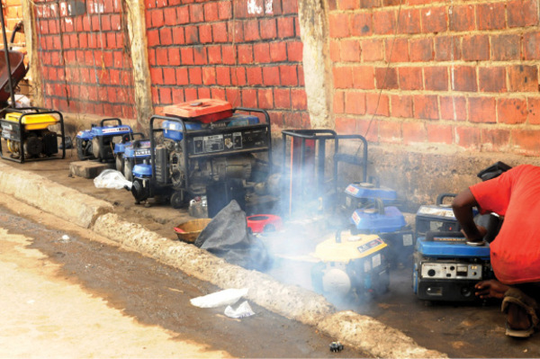 Image result for Nigerians on generator