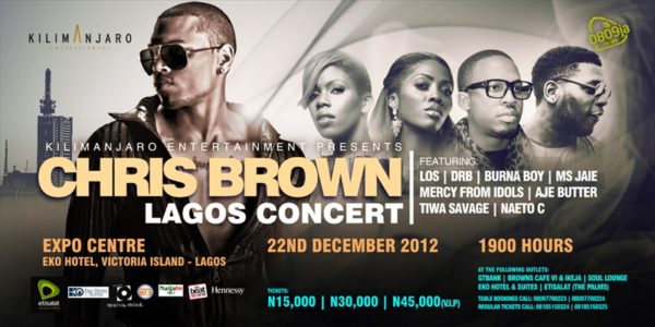 Chris Brown Lagos Concert