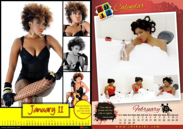 Chika Ike 2011 & 2012 Calendar