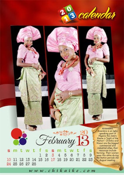 Chika Ike 2013 Calendar  - January 2013 - BellaNaija003