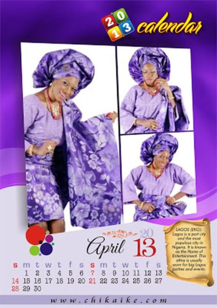 Chika Ike 2013 Calendar  - January 2013 - BellaNaija005