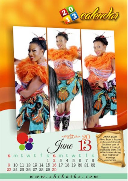 Chika Ike 2013 Calendar  - January 2013 - BellaNaija009