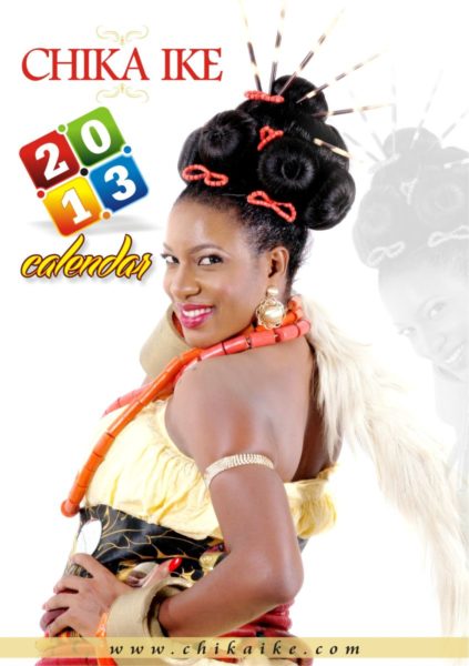 Chika Ike 2013 Calendar  - January 2013 - BellaNaija012