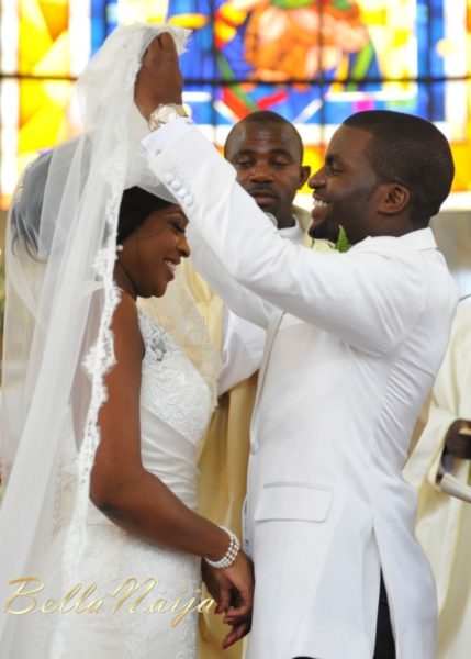 Faith Arigbe & Kenny Umenyi White Wedding 1 - January 2013 - BellaNaija016