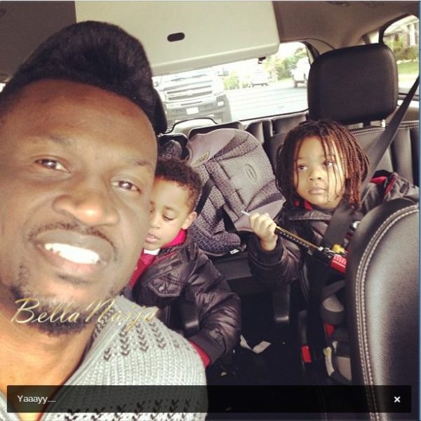 Peter Okoye Lola Omotayo PSquare Holiday - January 2013 - BellaNaija010