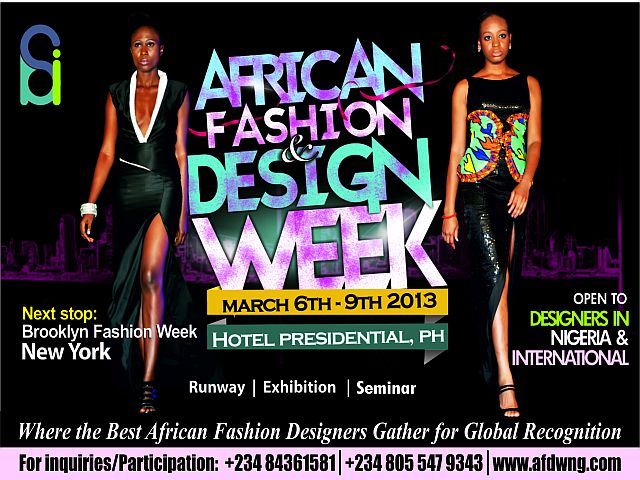 Participate in the BSI African Fashion and Design Week in Port Harcourt ...