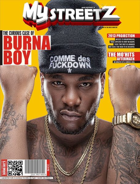 mystreetzmag Cover 9 BurnaBoy