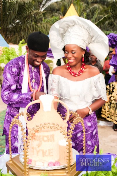 BN Celebrity Weddings - Sneak Peek_ Florence Uwaleke & Iyke Okechukwu (Tinsel's “Ene” and “Chuks”) Traditional Wedding - February 2013 - BellaNaija003