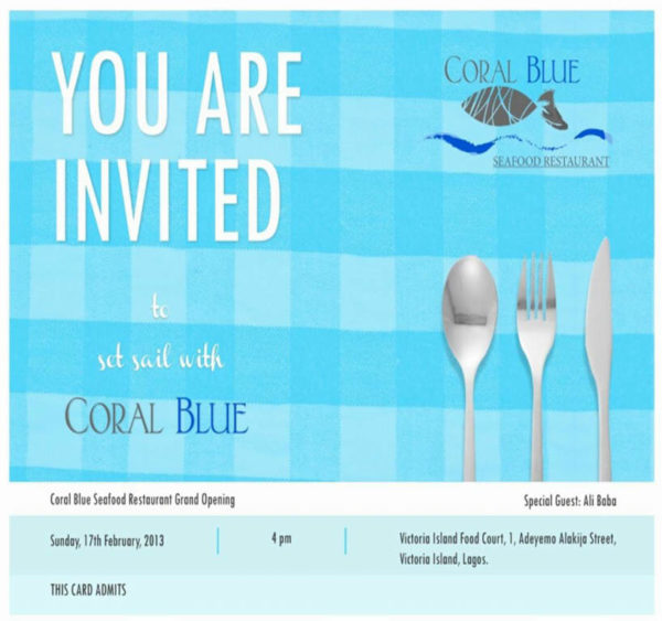 Coral Blue Sea Food Restaurant