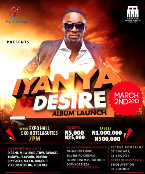 Iyanya Vs Desire Album Launch