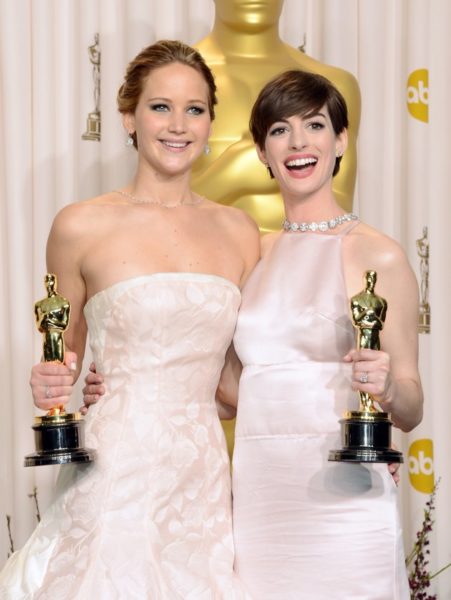 Jennifer Lawrence & Anne Hathaway