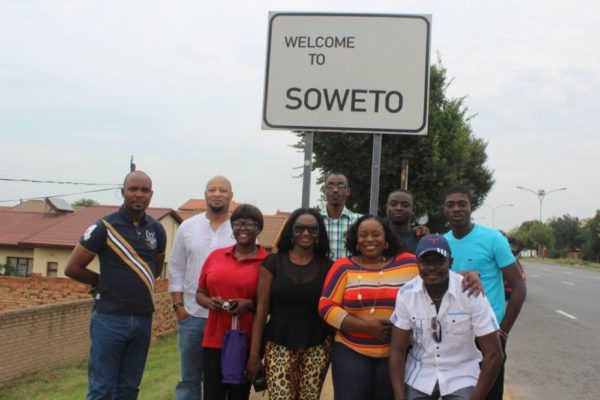 The visit to Soweto