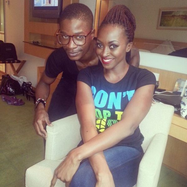 Kate Henshaw & her make-up artist