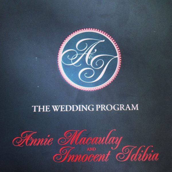 The Wedding Programme