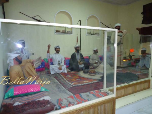 A traditional living room. The eldest always sat in the middle with his guest on his right hand side. The served dates and coffee to welcome them.