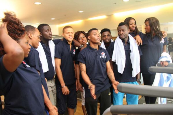 Nigerian Idol Contestants hang out with Wizkid -February 2013-BellaNaija004