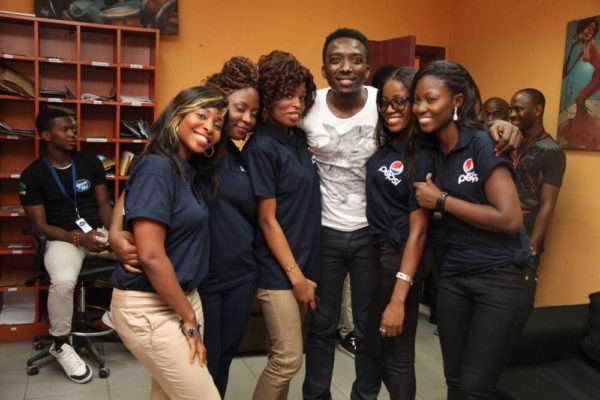 Nigerian Idol Contestants hang out with Wizkid -February 2013-BellaNaija013