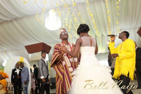 Tosin Alakija & Dotun Akinbode White Wedding 1 - March 2013 - BellaNaija247