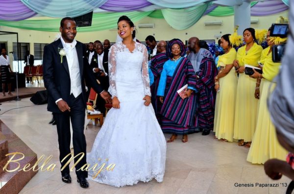 Tosin Obasa Bolade Kehinde White Wedding - March 2013 - BellaNaija058