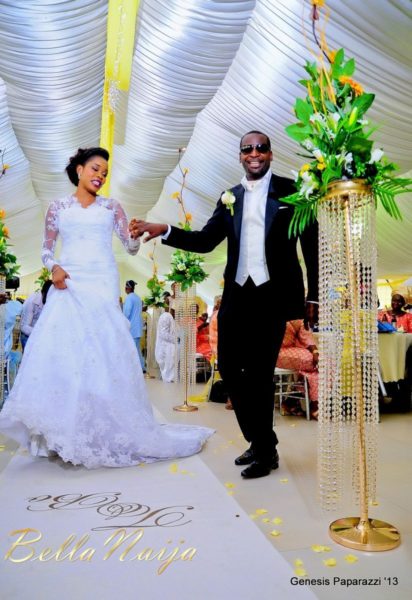 Tosin Obasa Bolade Kehinde White Wedding - March 2013 - BellaNaija108