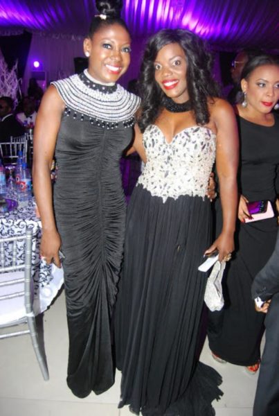 Susan Peters & Empress Njamah - Encomium Black And White Ball - BellaNaija