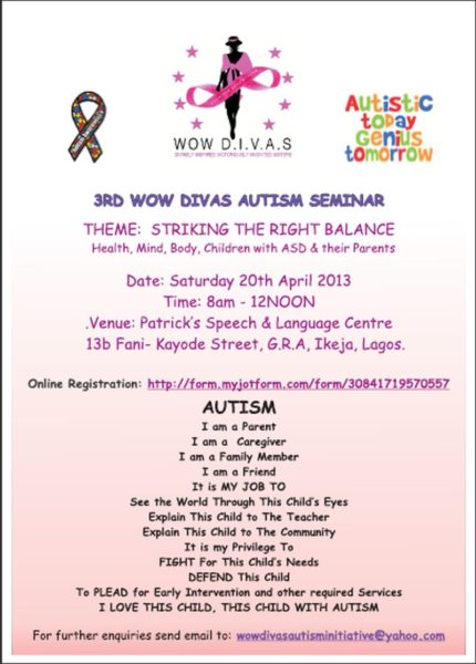 WOW D.I.V.A.S Flier - BellaNaija - April2013