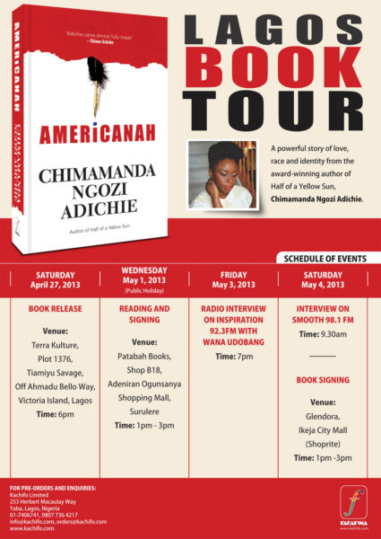 Americanah Lagos Book Tour