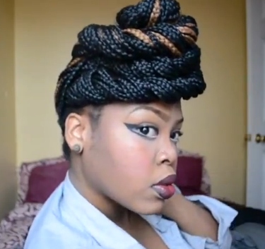 How to Style Box Braids - BellaNaija - May2013003