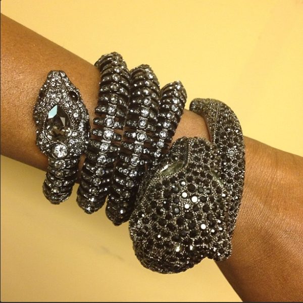 Oluchi Orlandi's bracelet