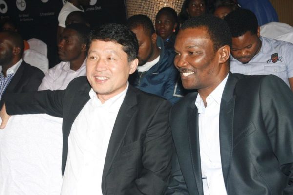 Brovo Kim (Managing Director, Samsung Electronics West Africa) & Kayode Oluwasona (Managing Director, Rosabel Leo Burnett)
