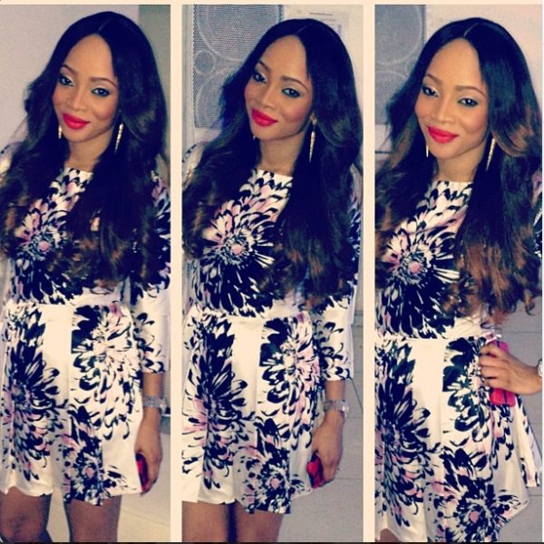 Toke Makinwa - House of Nwocha - Instagram - May 2013 - BellaNaija