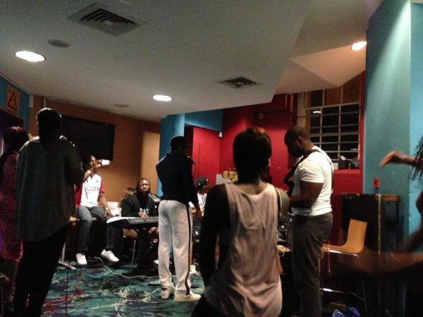 Iyanya at rehearsal