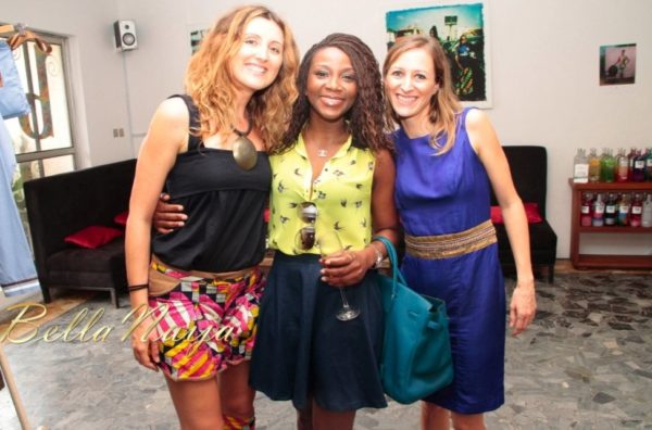 Caterina, Ms Genevieve Nnaji and Ms Francesca
