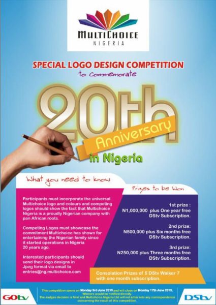 Multichoice 20th Anniversary in Nigeria Competition - BellaNaija - June2013